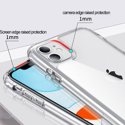 IYUPP Bumper Hülle Stoßfest für iPhone 11 Transparent