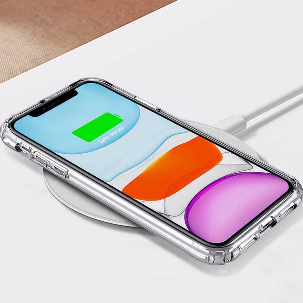 IYUPP Bumper Hülle Stoßfest für iPhone 11 Transparent