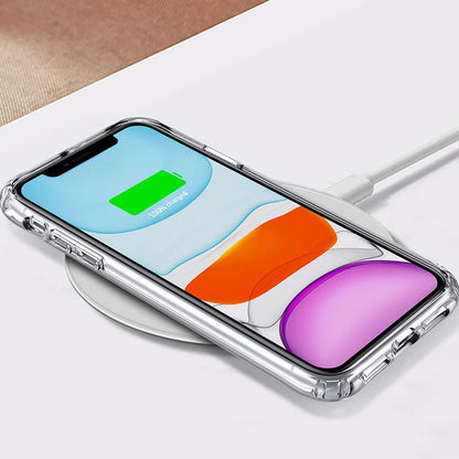 IYUPP Bumper Hülle Stoßfest für iPhone 11 Transparent