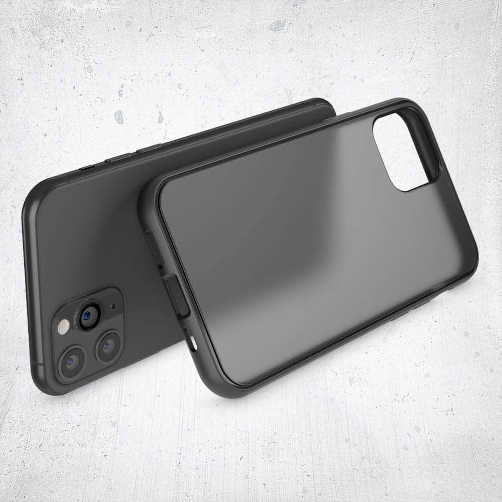 IYUPP Hülle Bumper Case für iPhone 12 / 12 Pro – Schwarz