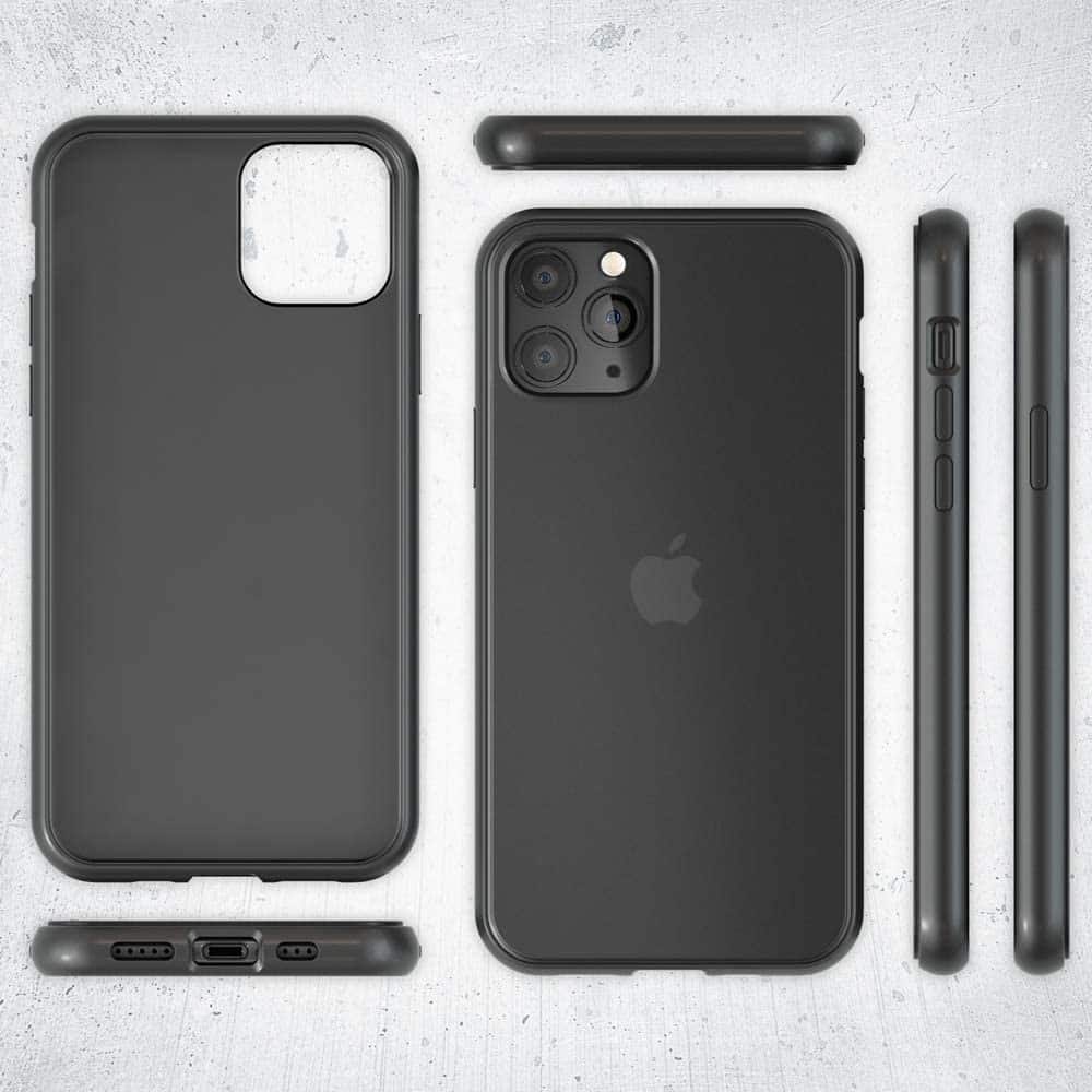 IYUPP Hülle Bumper Case für iPhone 13 Pro – Schwarz