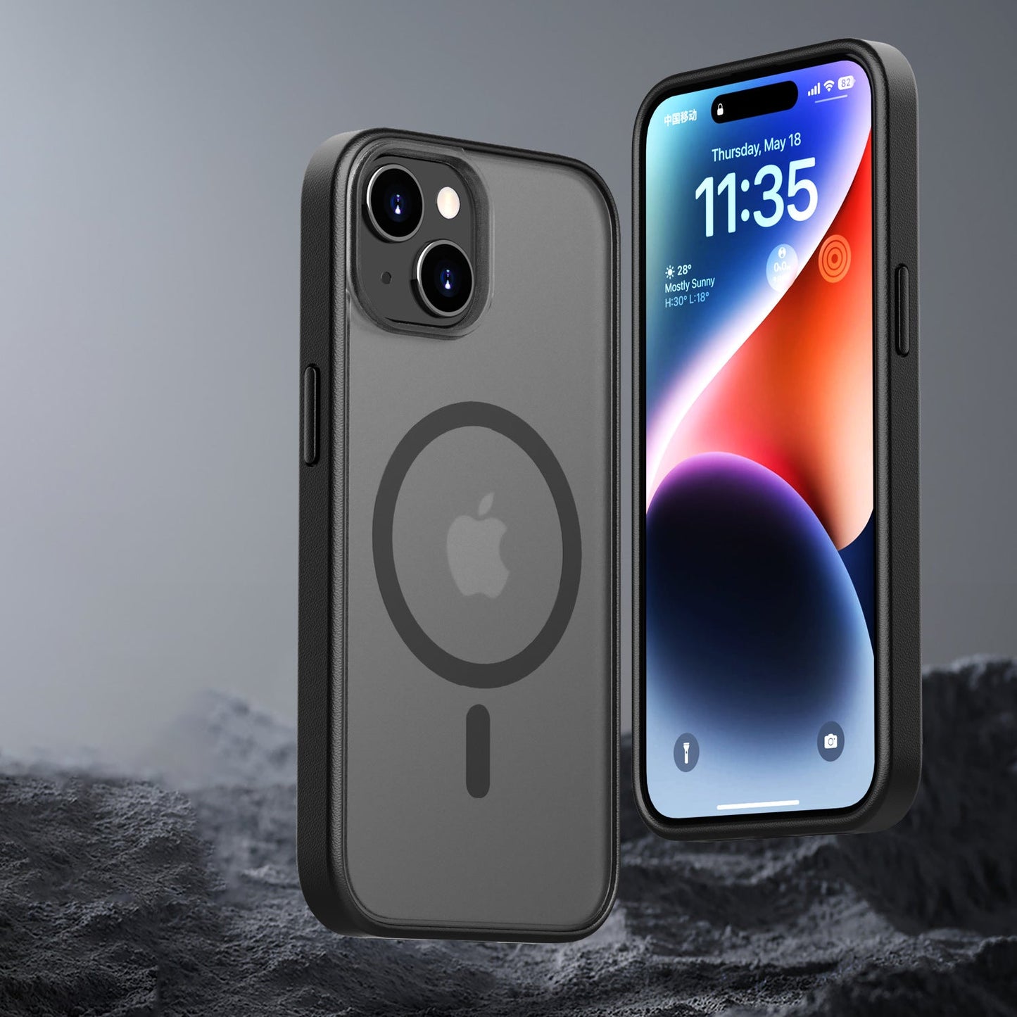 IYUPP Hülle Case für iPhone 12 / 12 Pro mit MagSafe – Schwarz - IYUPP DE
