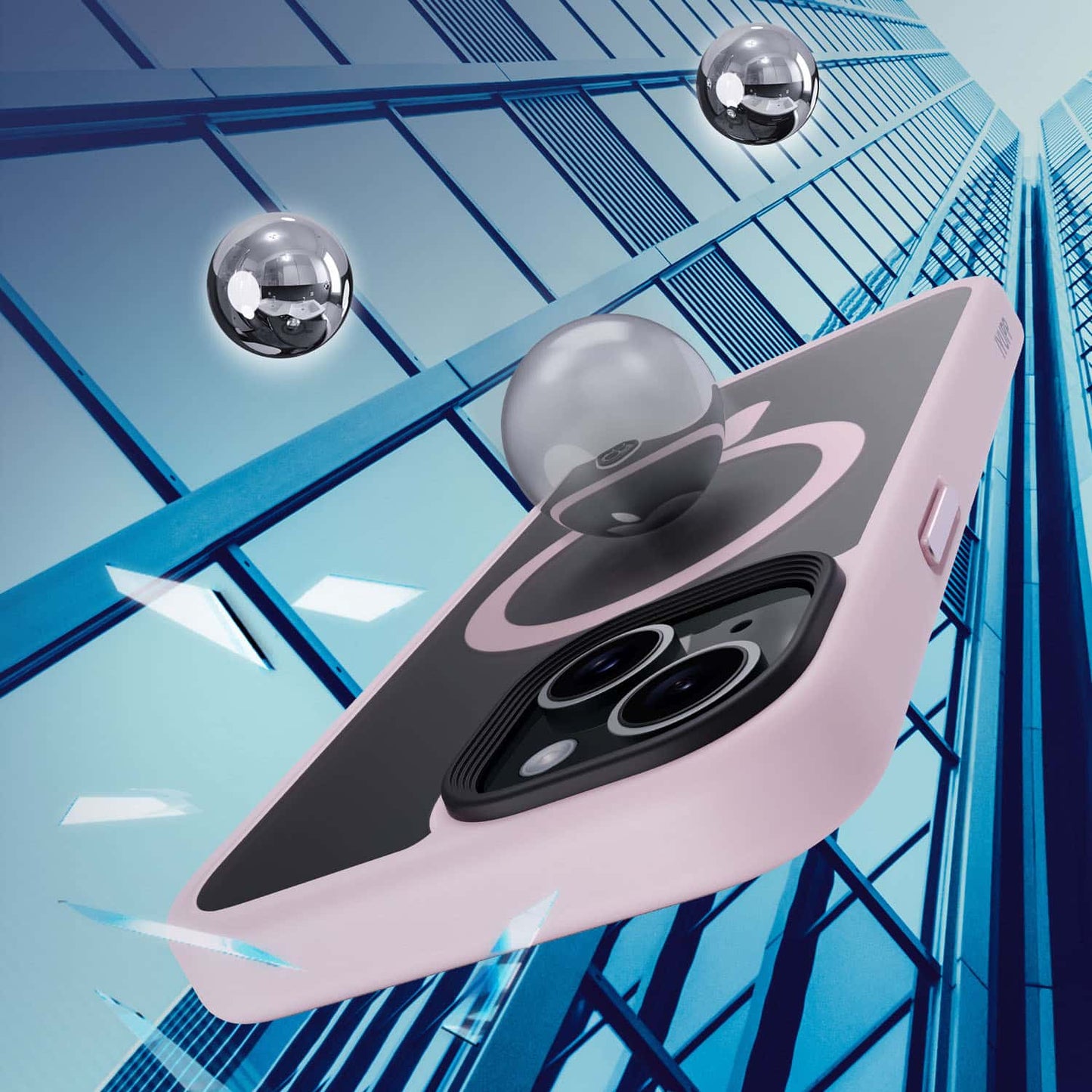 IYUPP Hülle Case für iPhone 15 mit MagSafe – Rosa - IYUPP DE