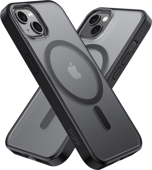 IYUPP Hülle Case für iPhone 15 mit MagSafe – Schwarz - IYUPP DE