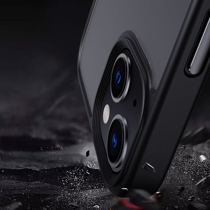IYUPP Schutzhülle für iPhone 15 Pro Max Hülle Schwarz Bumper