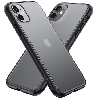 IYUPP Hülle Bumper Case für iPhone 12 / 12 Pro – Schwarz