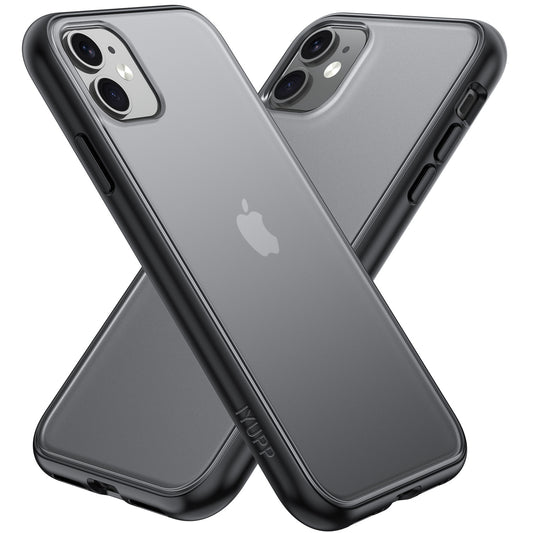 IYUPP Hülle Bumper Case für iPhone 12 / 12 Pro – Schwarz