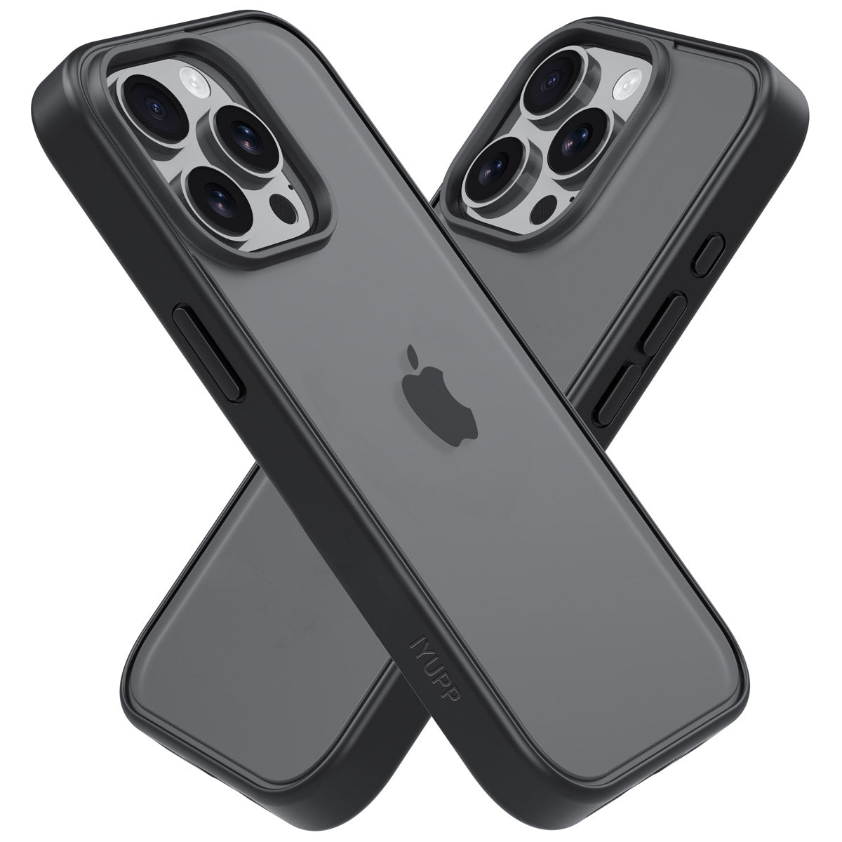 IYUPP Hülle Bumper Case für iPhone 13 Pro – Schwarz