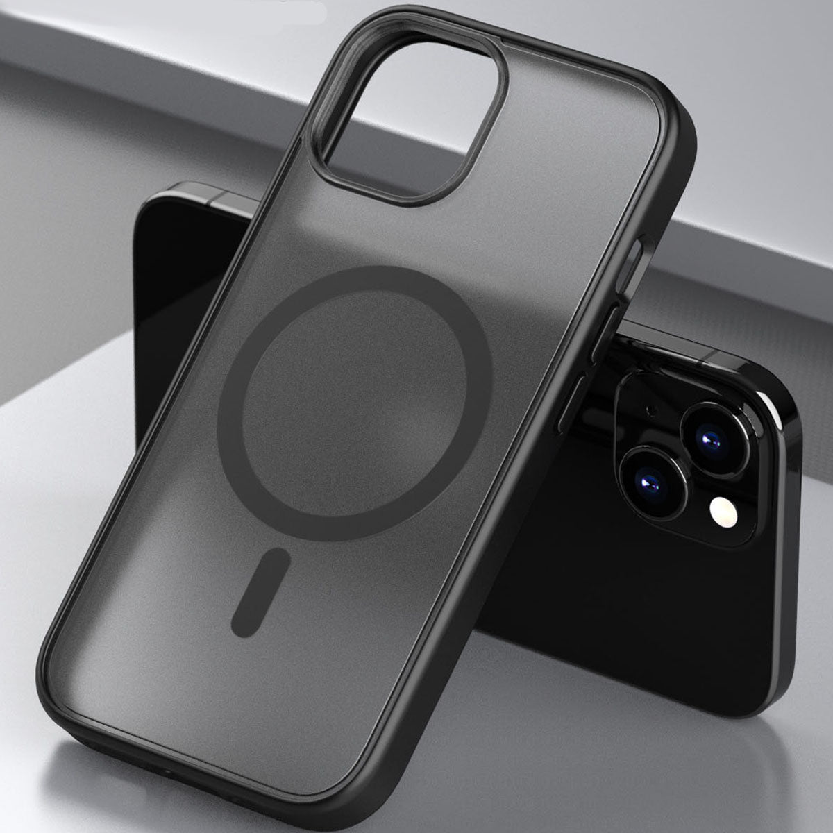 IYUPP Hülle Case für iPhone 12 / 12 Pro mit MagSafe – Schwarz