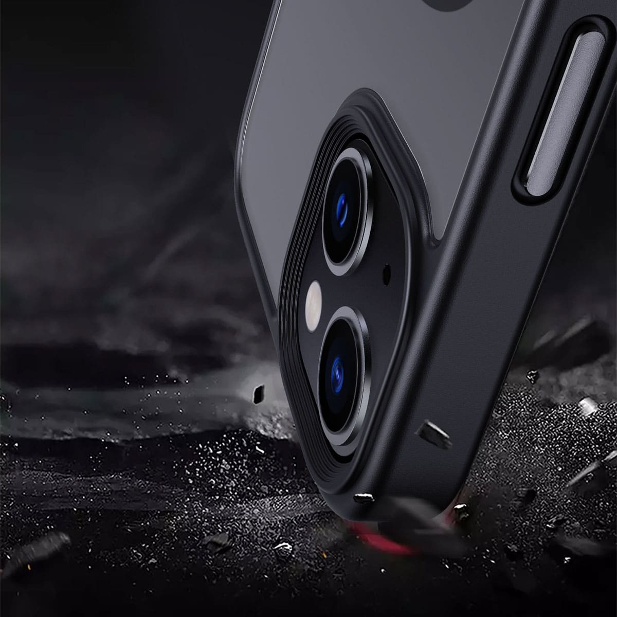 IYUPP Hülle Case für iPhone 15 Pro Max mit MagSafe – Schwarz