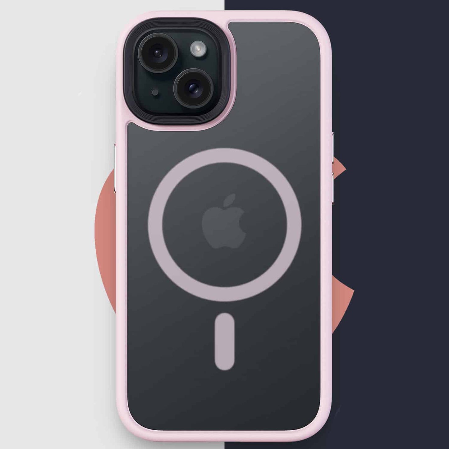 IYUPP Hülle Case für iPhone 15 mit MagSafe – Rosa