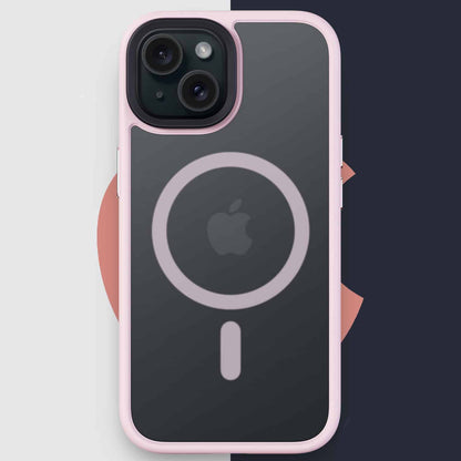 IYUPP Hülle Case für iPhone 15 mit MagSafe – Rosa