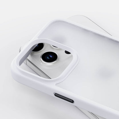 IYUPP Schutzhülle für iPhone 15 Pro Hülle Weiß Bumper