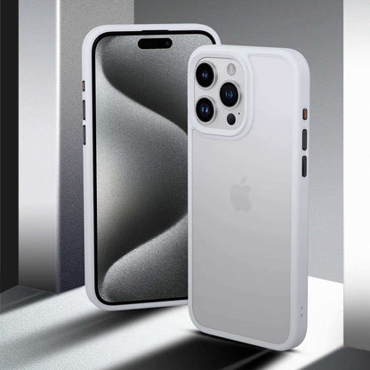 IYUPP Schutzhülle für iPhone 15 Pro Hülle Weiß Bumper