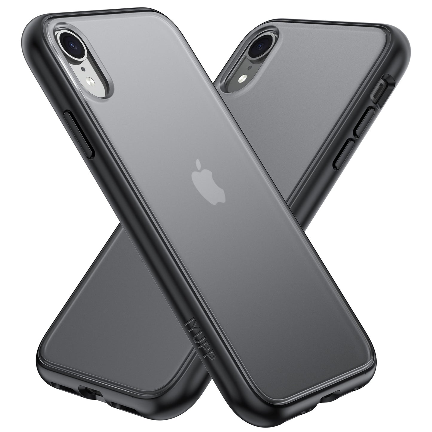 IYUPP Hülle Bumper Case für iPhone XR – Schwarz
