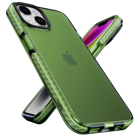 IYUPP Schutzhülle für iPhone 14 Hülle Grün Armor