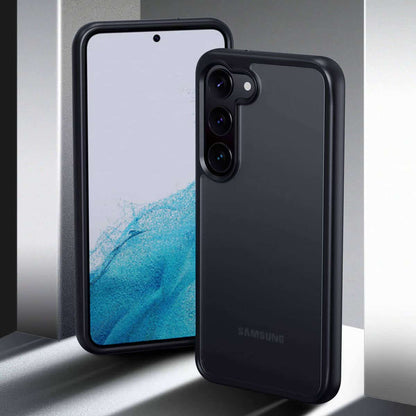 IYUPP Schutzhülle für Samsung Galaxy S24 Hülle Schwarz Bumper